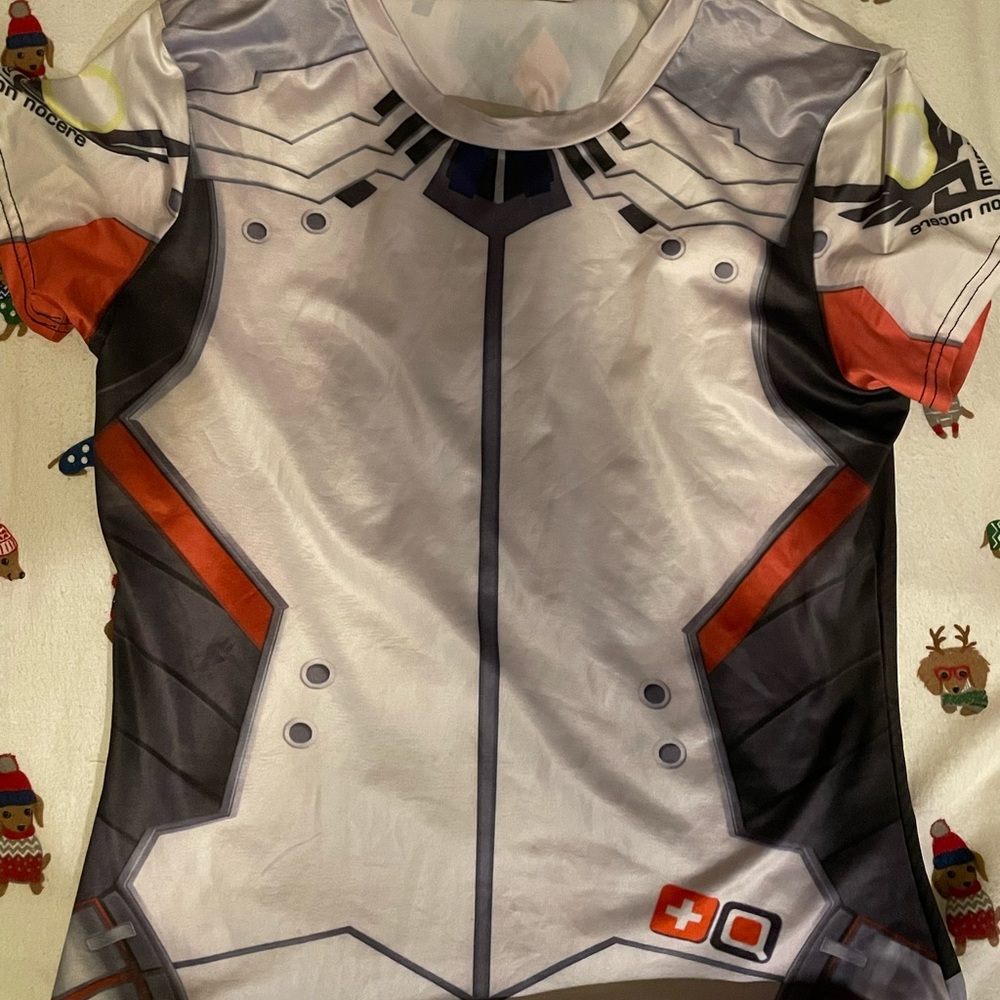 Large overwatch mercy workout top